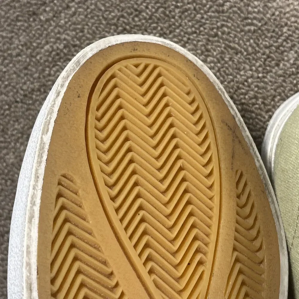 Vintage NIKE GTS Men’s Canvas Skate Shoes Sage Green Brown Plaid Lined 8.5